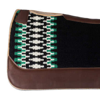 Mantilla western Pool's - Black/White/Green