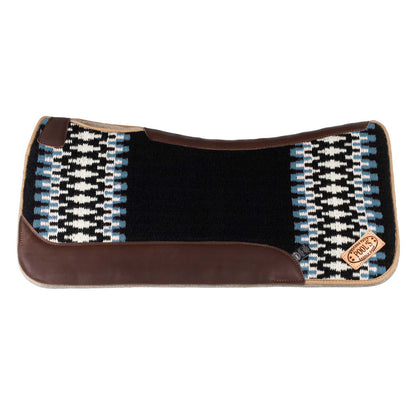 Mantilla western Pool's - Black/White/Light Blue