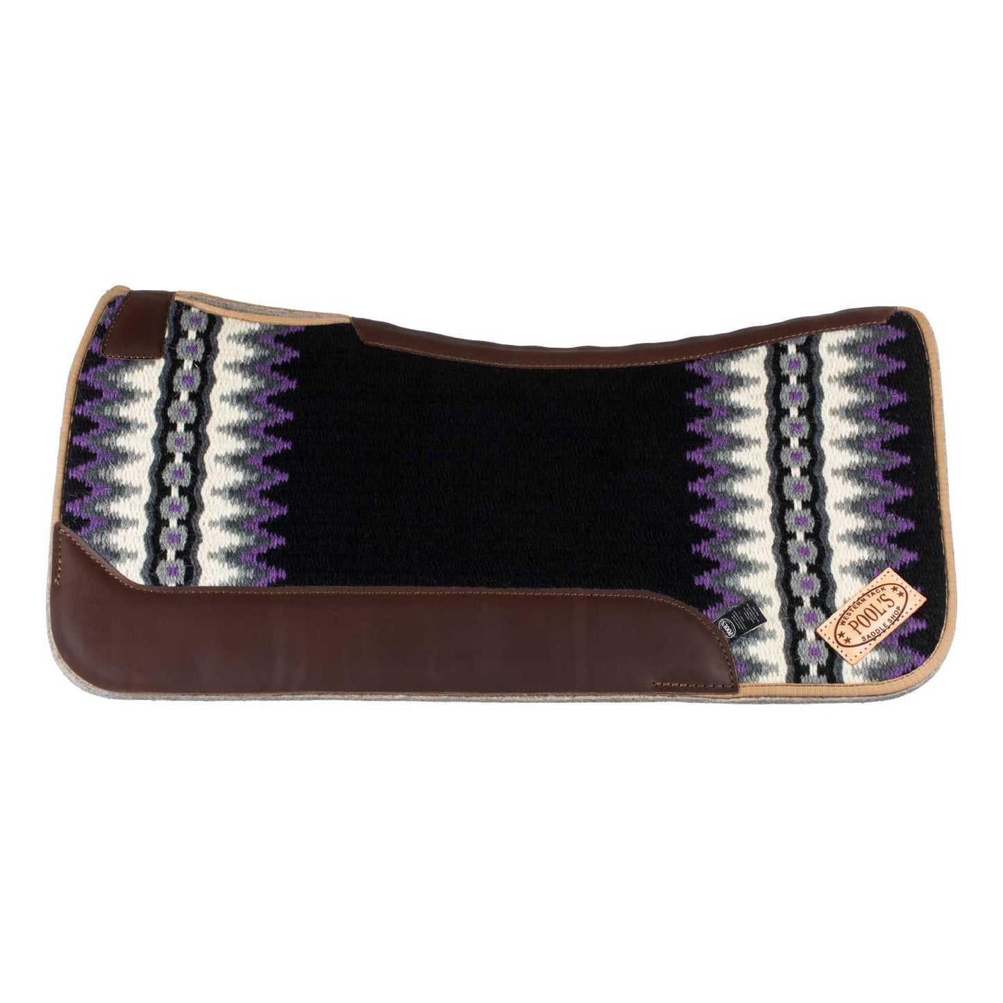 Mantilla western Pool's - Black/White/Purple