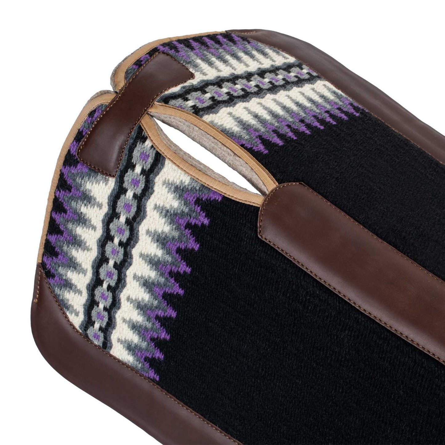 Mantilla western Pool's - Black/White/Purple