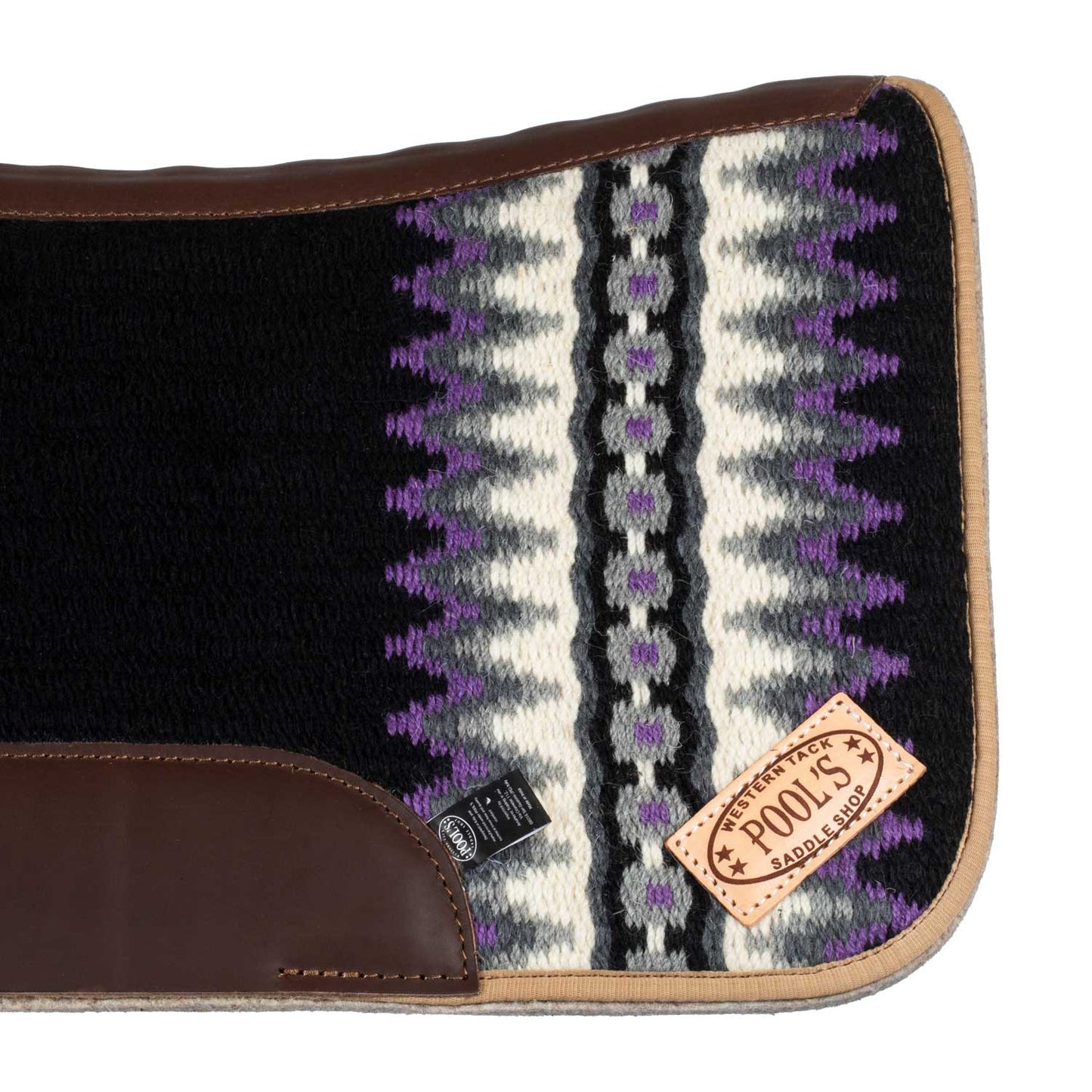 Mantilla western Pool's - Black/White/Purple