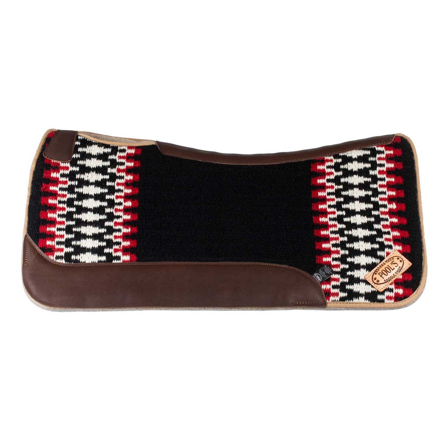 Mantilla western Pool's - Black/White/Red