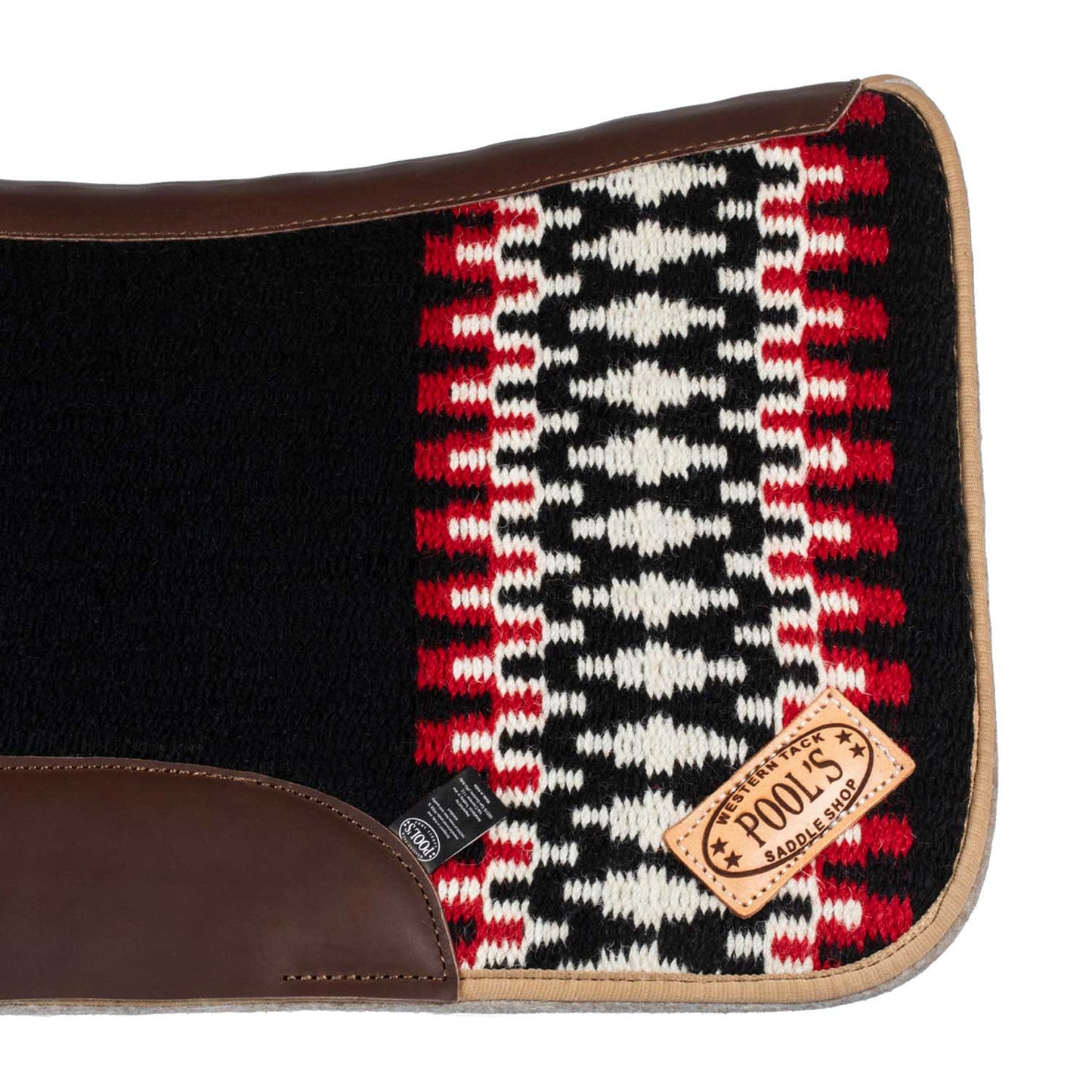 Mantilla western Pool's - Black/White/Red