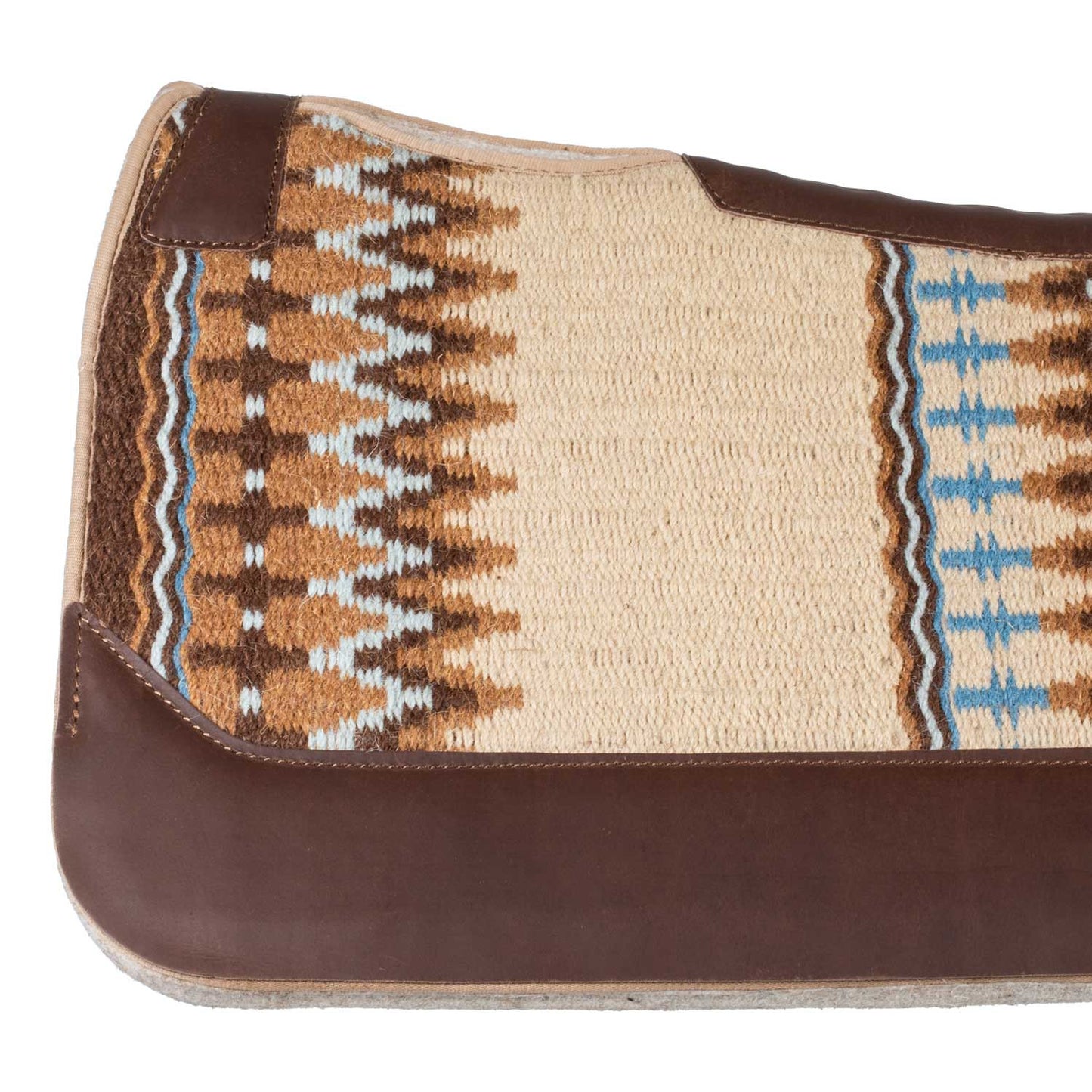 Mantilla western anatómica Pool's - Beige/Light Blue