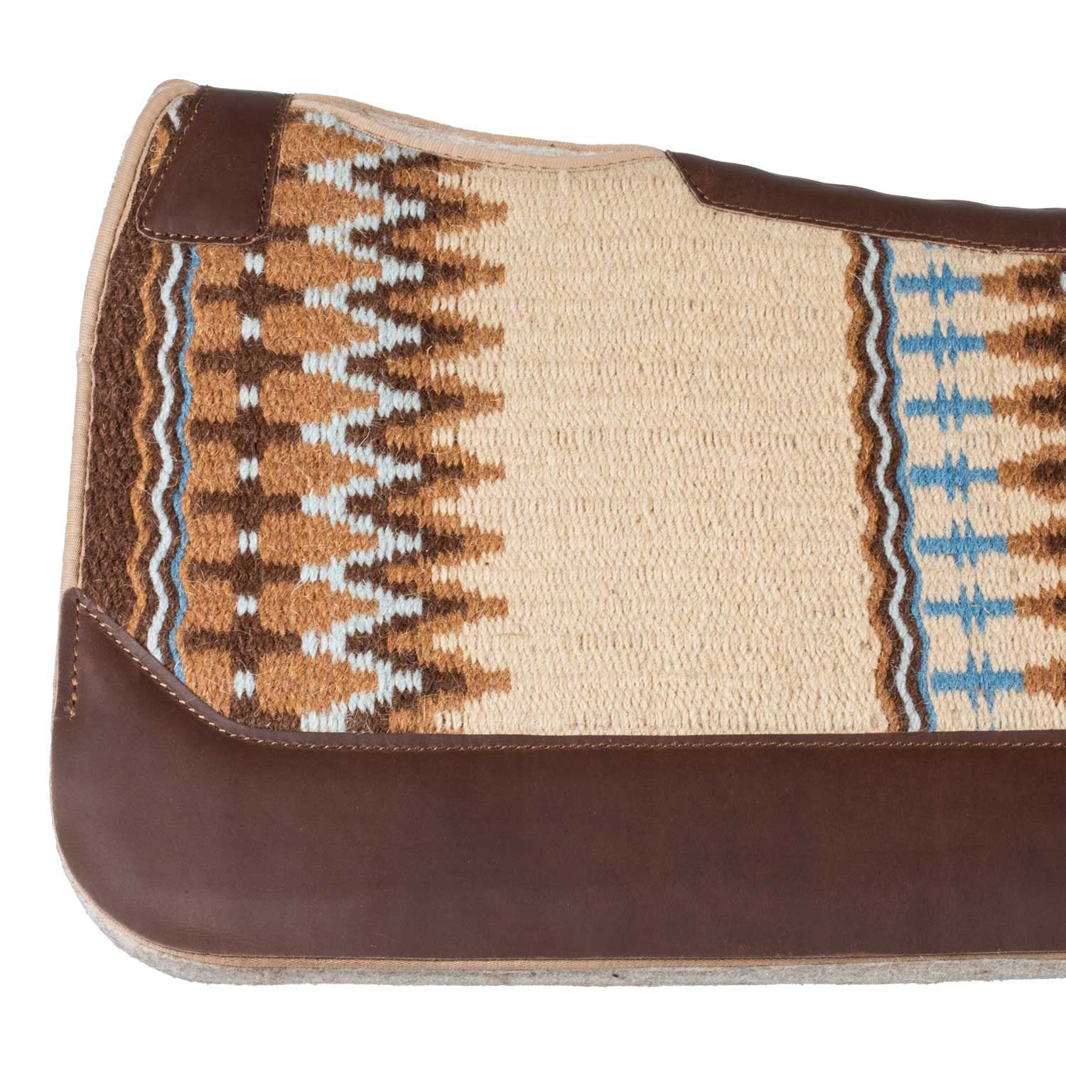 Mantilla western anatómica Pool's - Beige/Light Blue