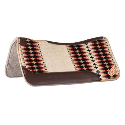 Mantilla western anatómica Pool's - Beige/Red