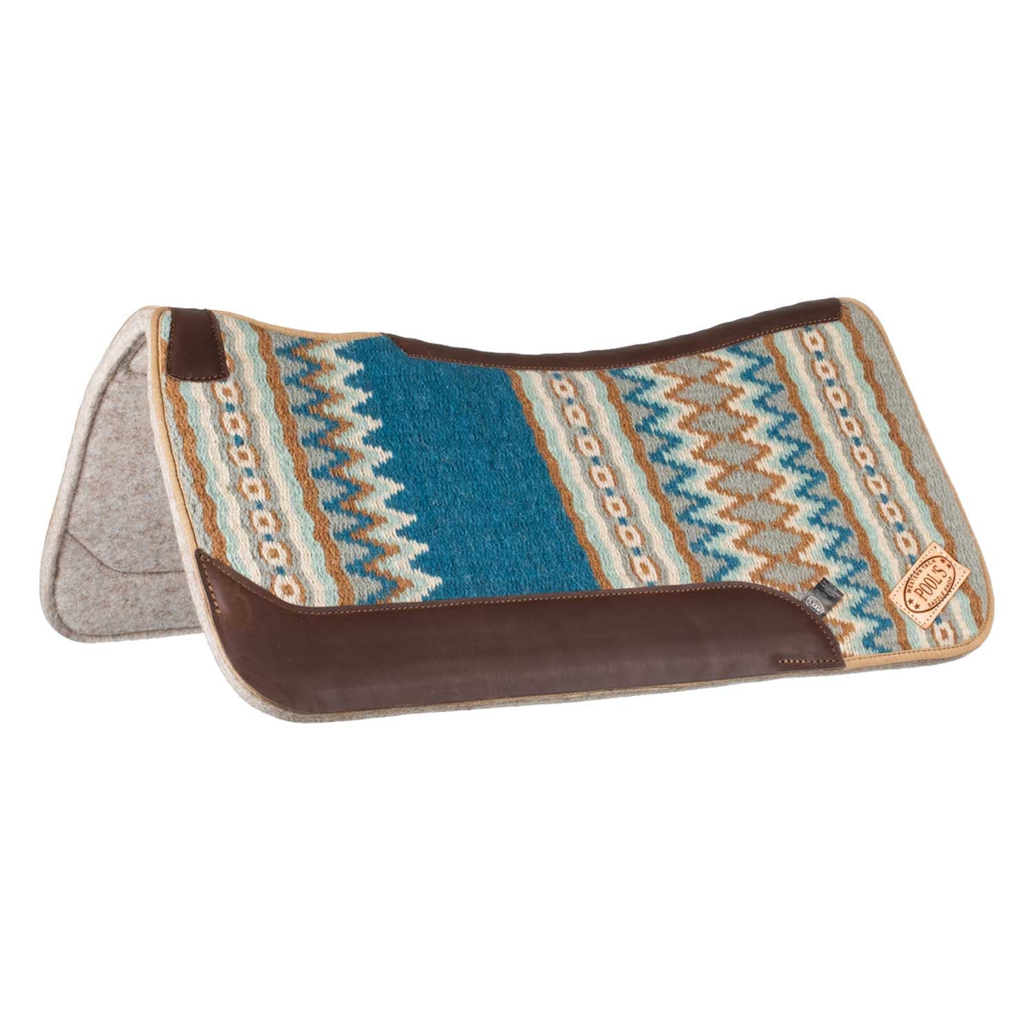 Mantilla western anatómica Pool's - Blue/Beige