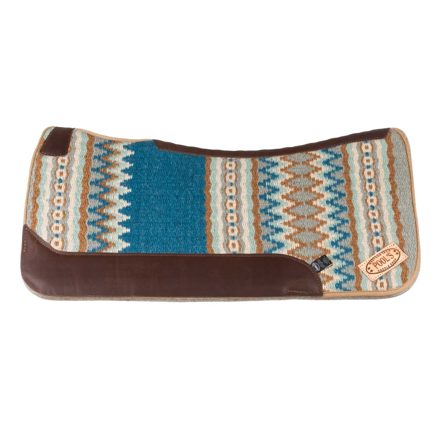 Mantilla western anatómica Pool's - Blue/Beige