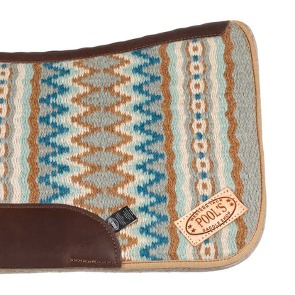 Mantilla western anatómica Pool's - Blue/Beige