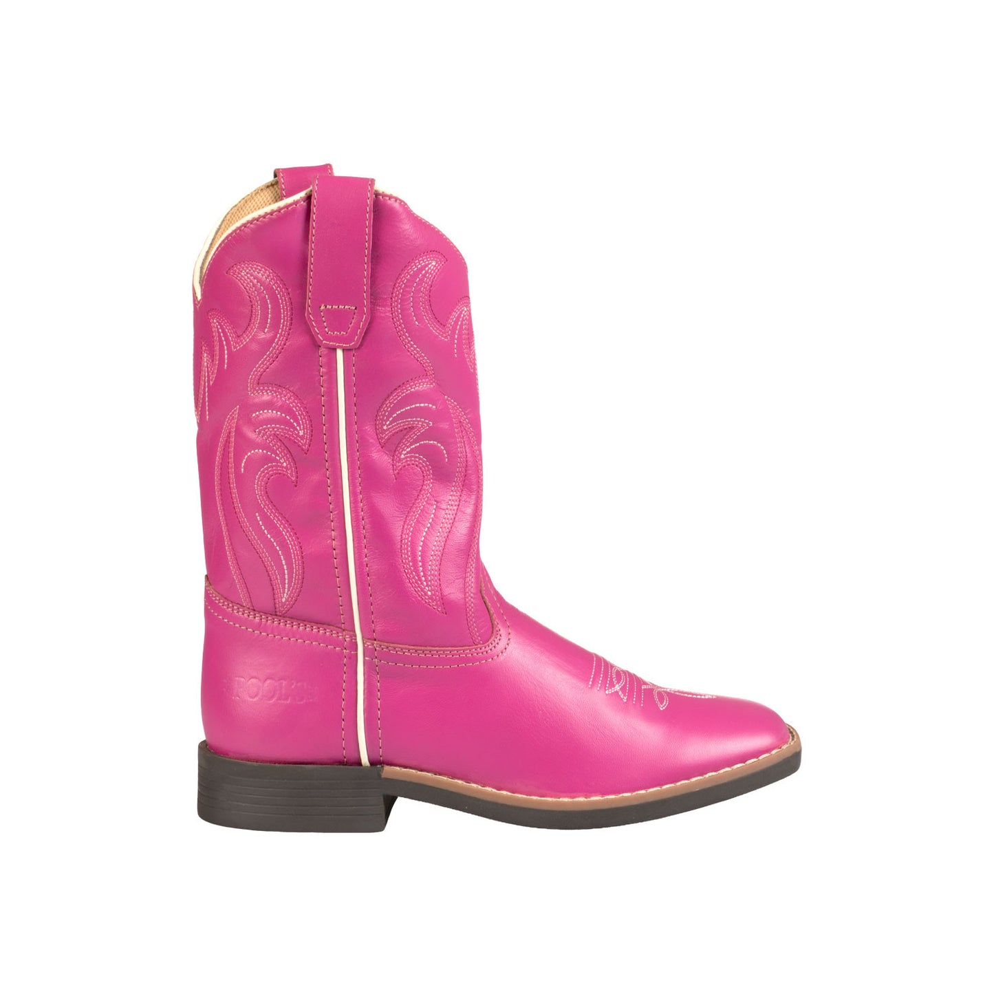 Botas rancheras occidentales para niña Pool's - Rosa