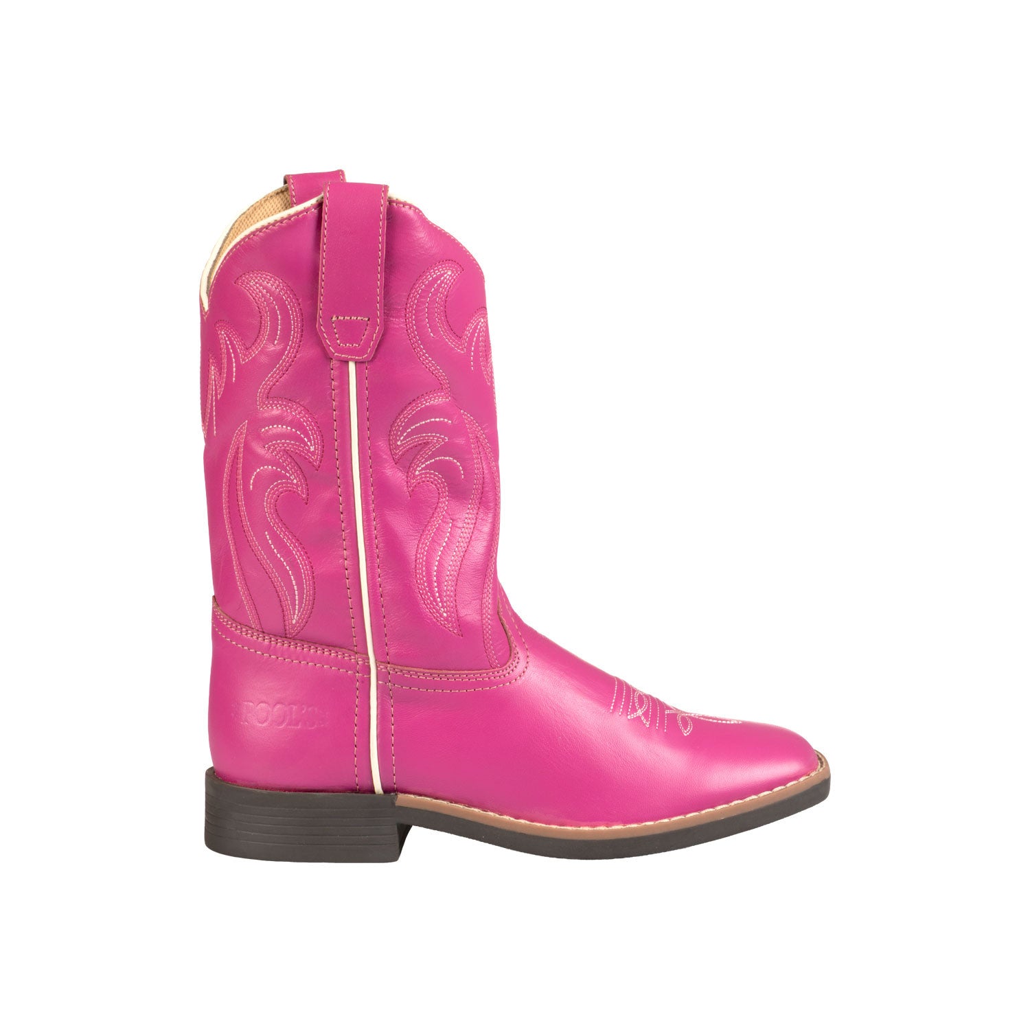 Botas rancheras occidentales para niña Pool's - Rosa