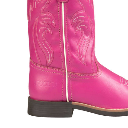 Botas rancheras occidentales para niña Pool's - Rosa