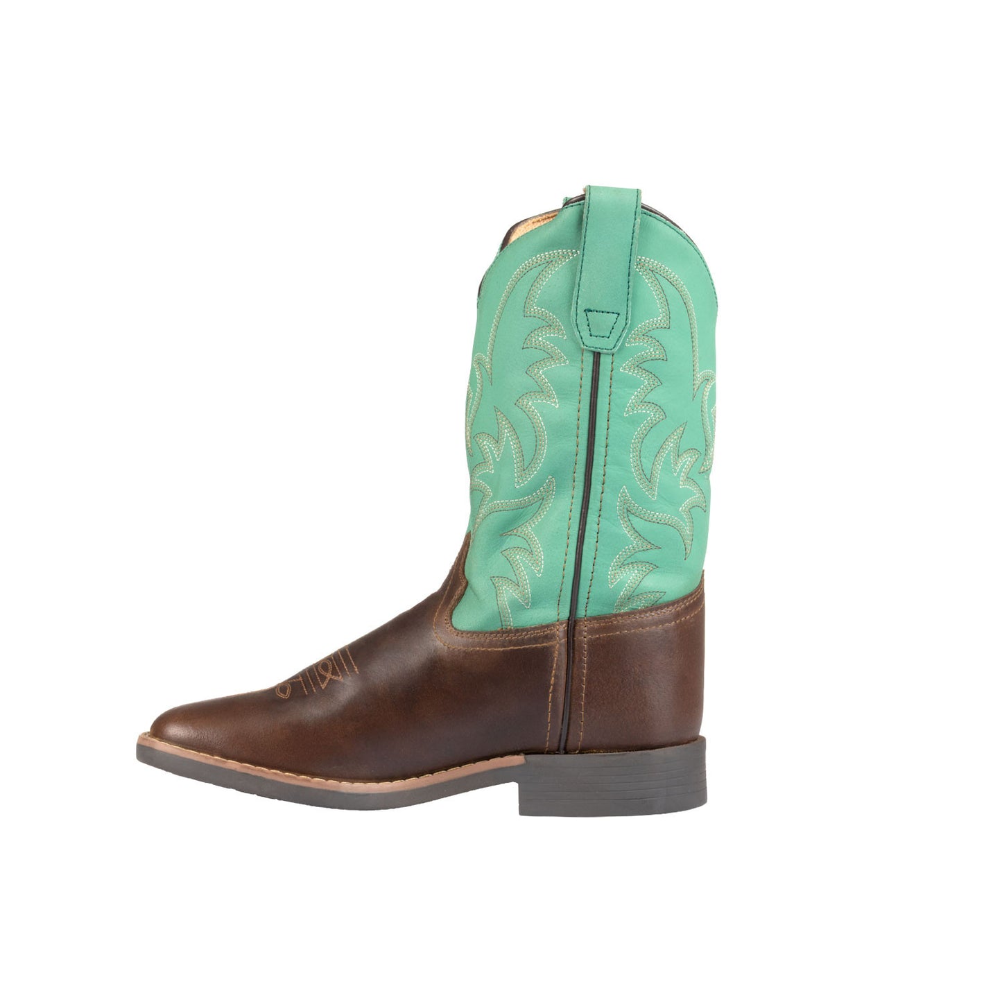 Botas western Monterey para niños Pool's - Dark Brown/Green