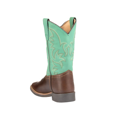 Botas western Monterey para niños Pool's - Dark Brown/Green