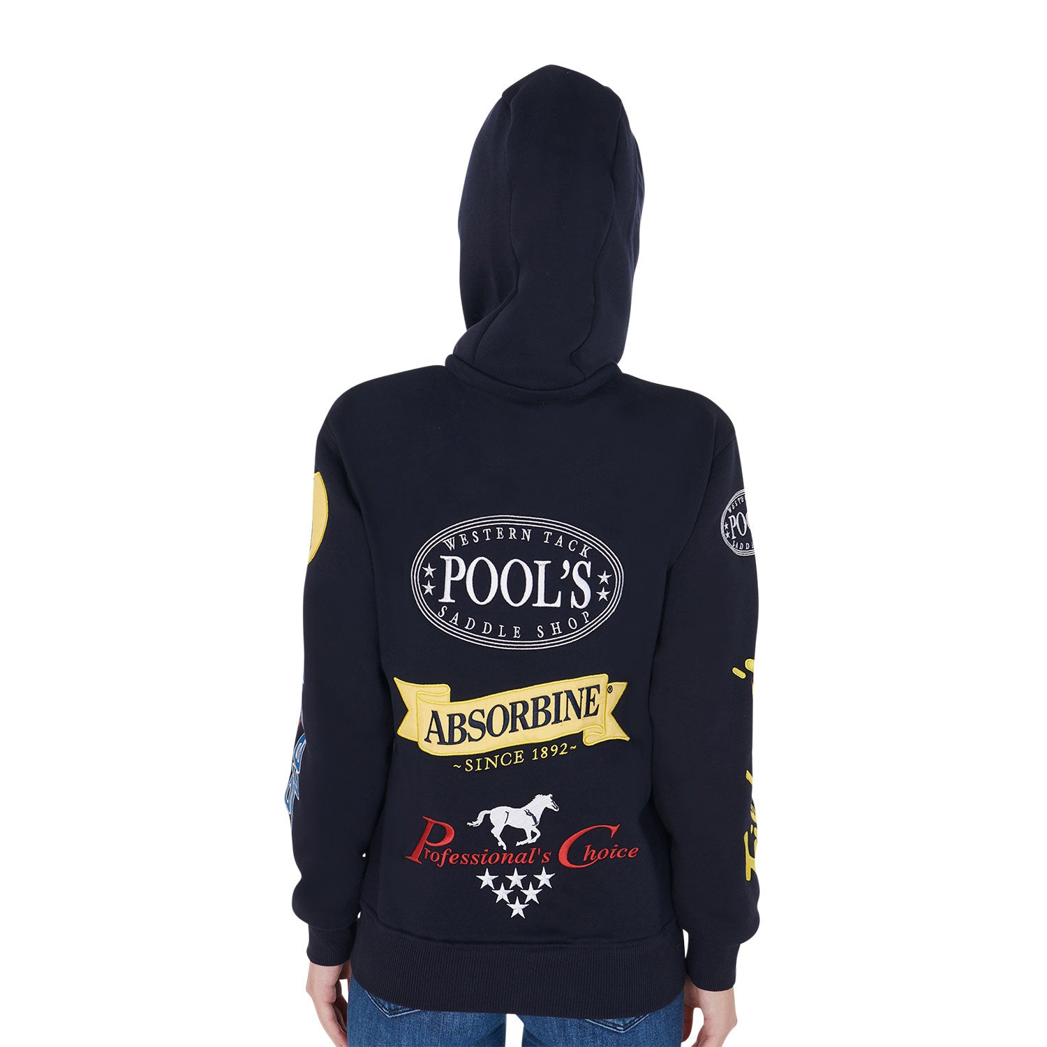 Sudadera unisex con varios logotipos Pool's
