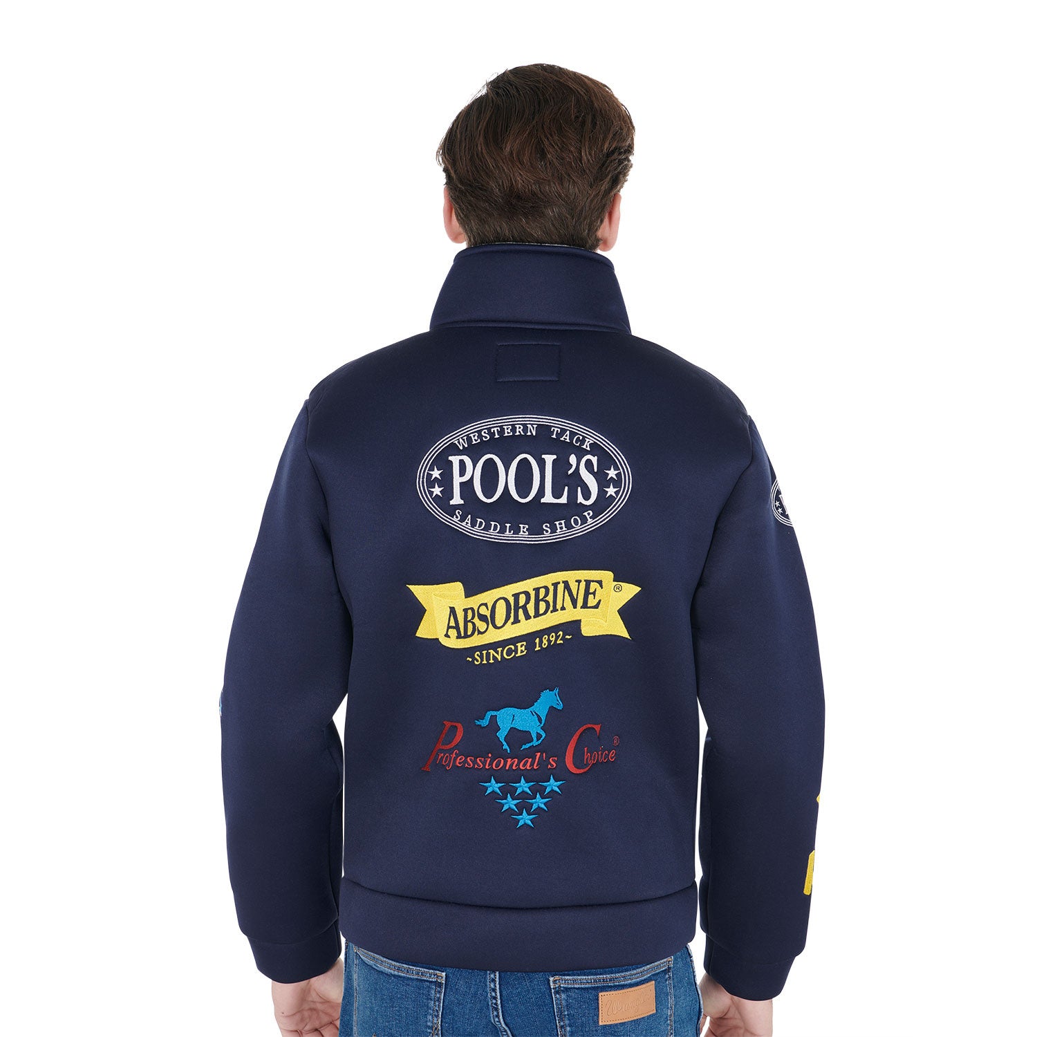 Chaqueta unisex multilogo sin capucha Pool's