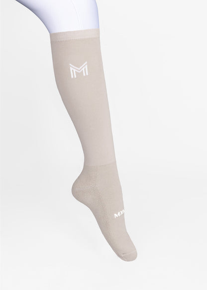 Producto ecuestre Maximilian Equestrian Flag Riding Socks (Beige) vista principal