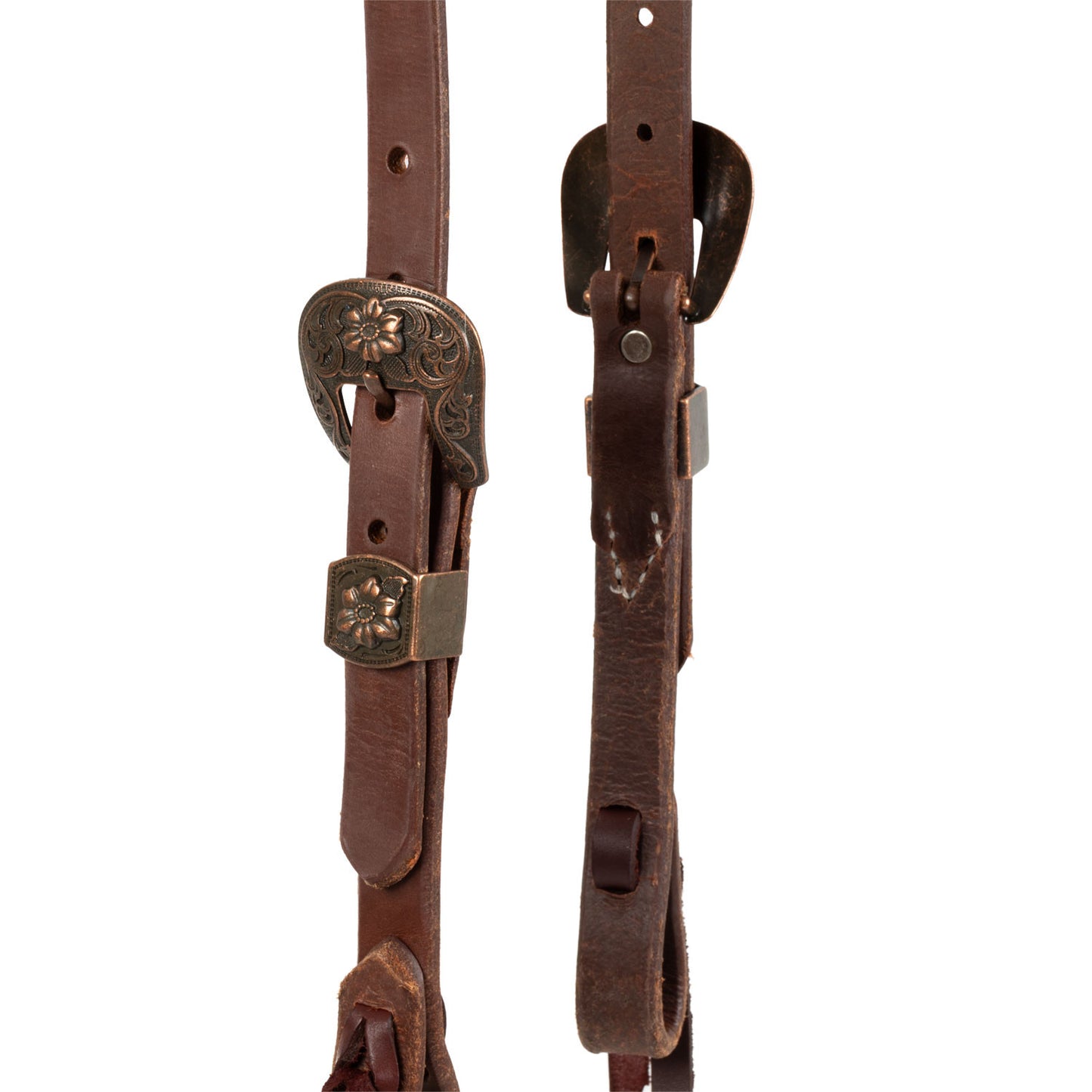 Cultura vaquera una cabezada western de una oreja Platinum Pro - Oliato