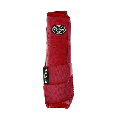 Protecciones delanteras anatómicas western Platinum Pro - Rojo