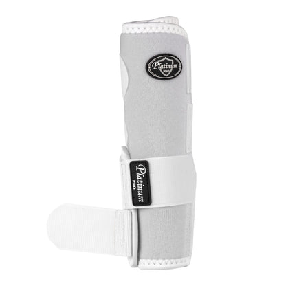 Protecciones delanteras anatómicas western Platinum Pro - Blanco