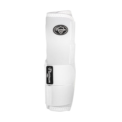 Protecciones delanteras anatómicas western Platinum Pro - Blanco