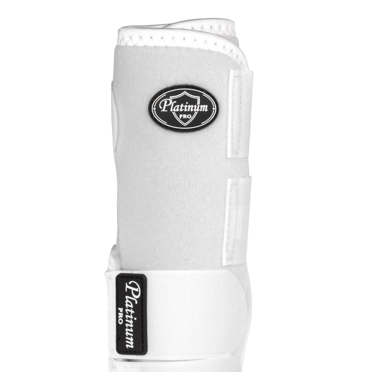 Protecciones delanteras anatómicas western Platinum Pro - Blanco