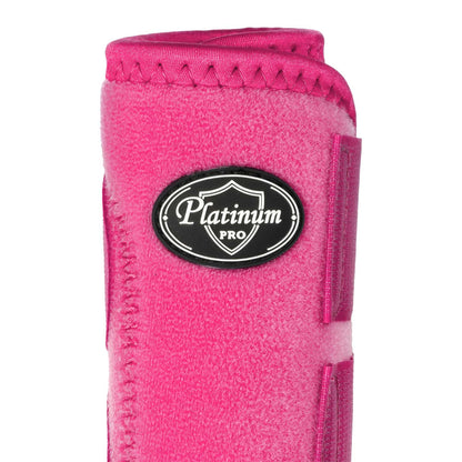 Protecciones posteriores anatómicas western Platinum Pro - Fucsia