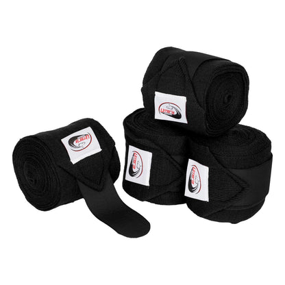 Bandas de descanso (4 uds) Umbria Equitazione - Negro