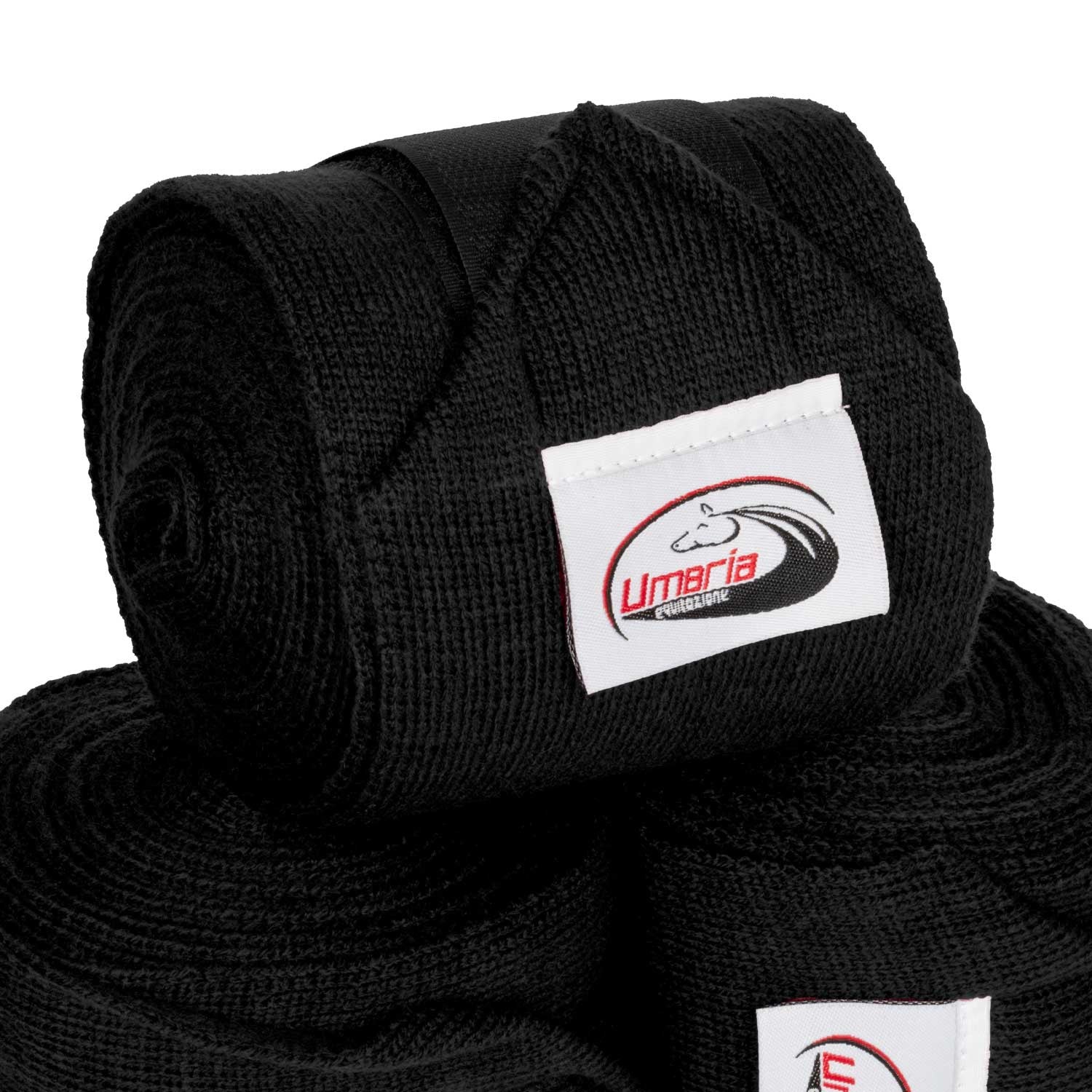 Bandas de descanso (4 uds) Umbria Equitazione - Negro