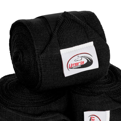 Bandas de descanso (4 uds) Umbria Equitazione - Negro