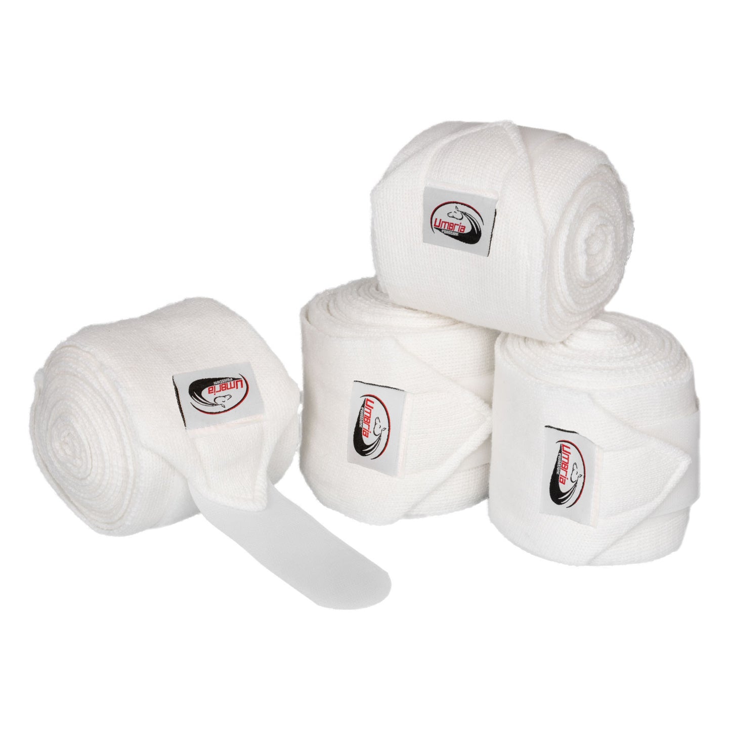 Bandas de descanso (4 uds) Umbria Equitazione - Blanco