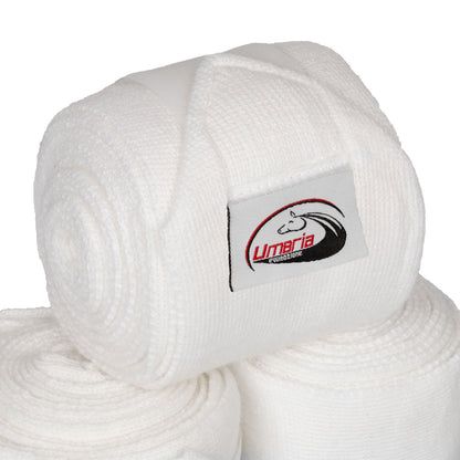 Bandas de descanso (4 uds) Umbria Equitazione - Blanco