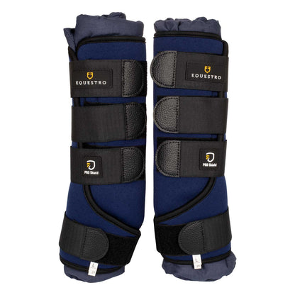 Botas de establo de neopreno Equestro - Azul marino