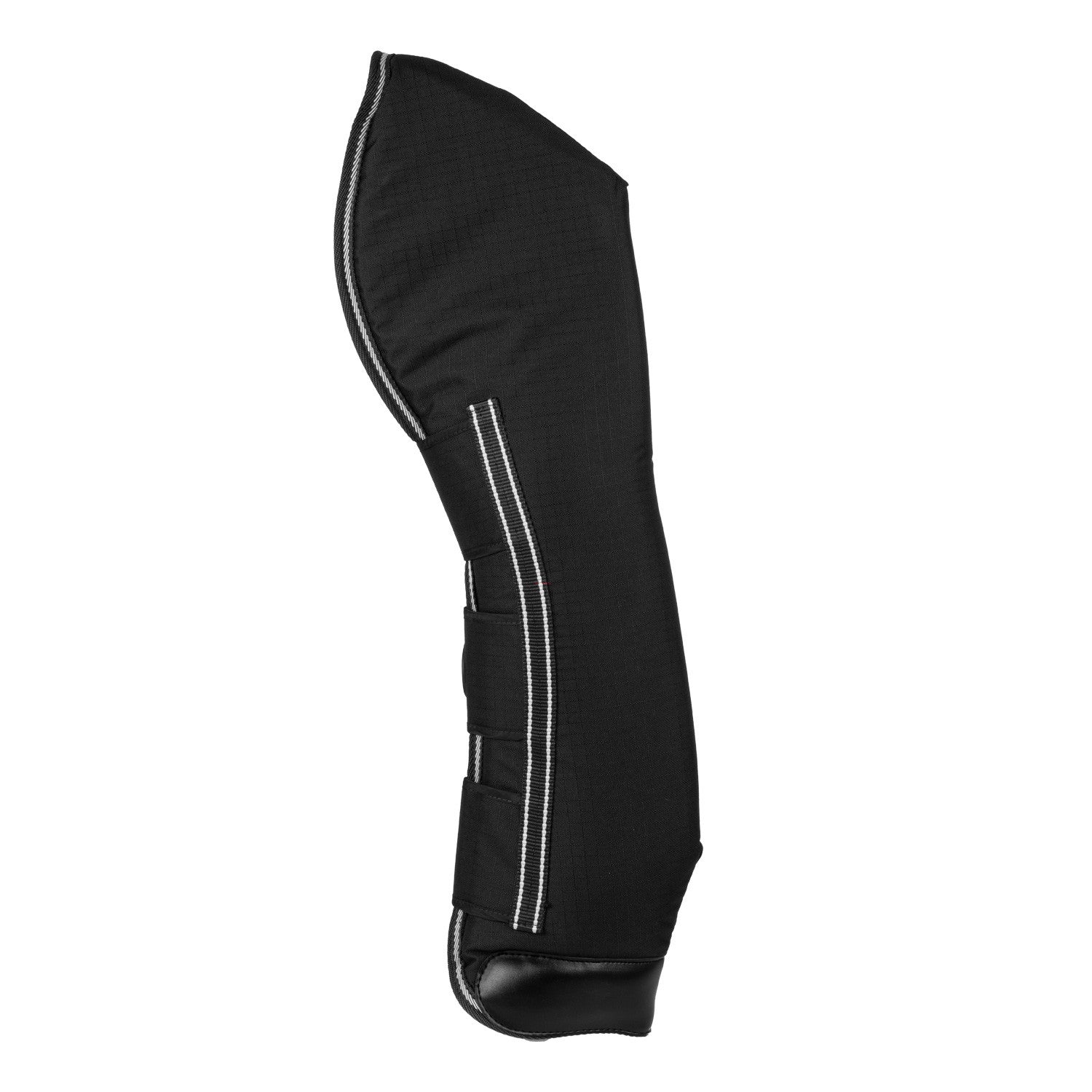 Juego de protectores de transporte con refuerzos de cuero Umbria Equitazione - Negro