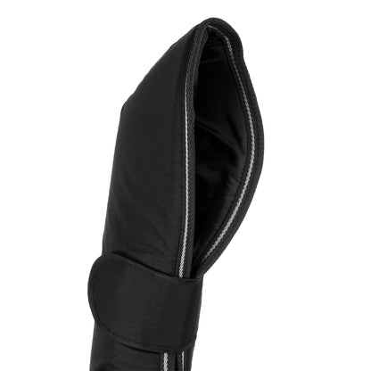 Juego de protectores de transporte con refuerzos de cuero Umbria Equitazione - Negro