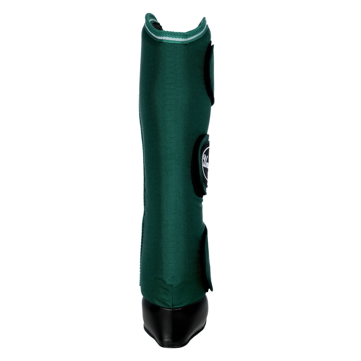 Juego de protectores de transporte con refuerzos de cuero Umbria Equitazione - Verde