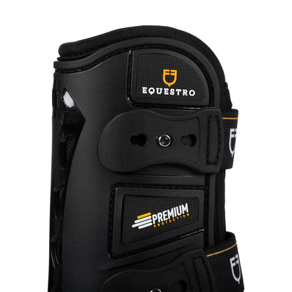 Paratendones de poliuretano y neopreno New Equestro - Negro