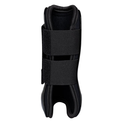 Paratendones anatómicos con doble cierre de velcro Equestro - Negro
