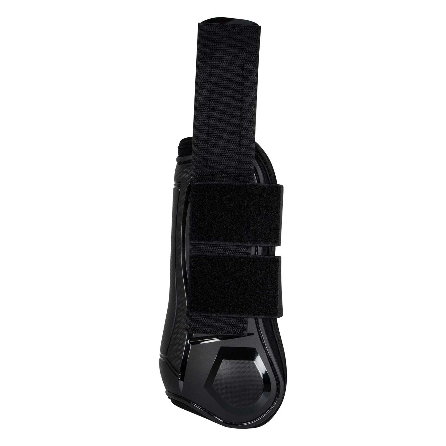 Paratendones anatómicos con doble cierre de velcro Equestro - Negro