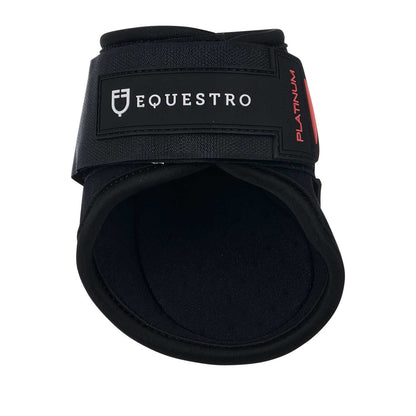 Juego de protectores para tendones y menudillos young horse Tpu y neopreno Equestro - Negro