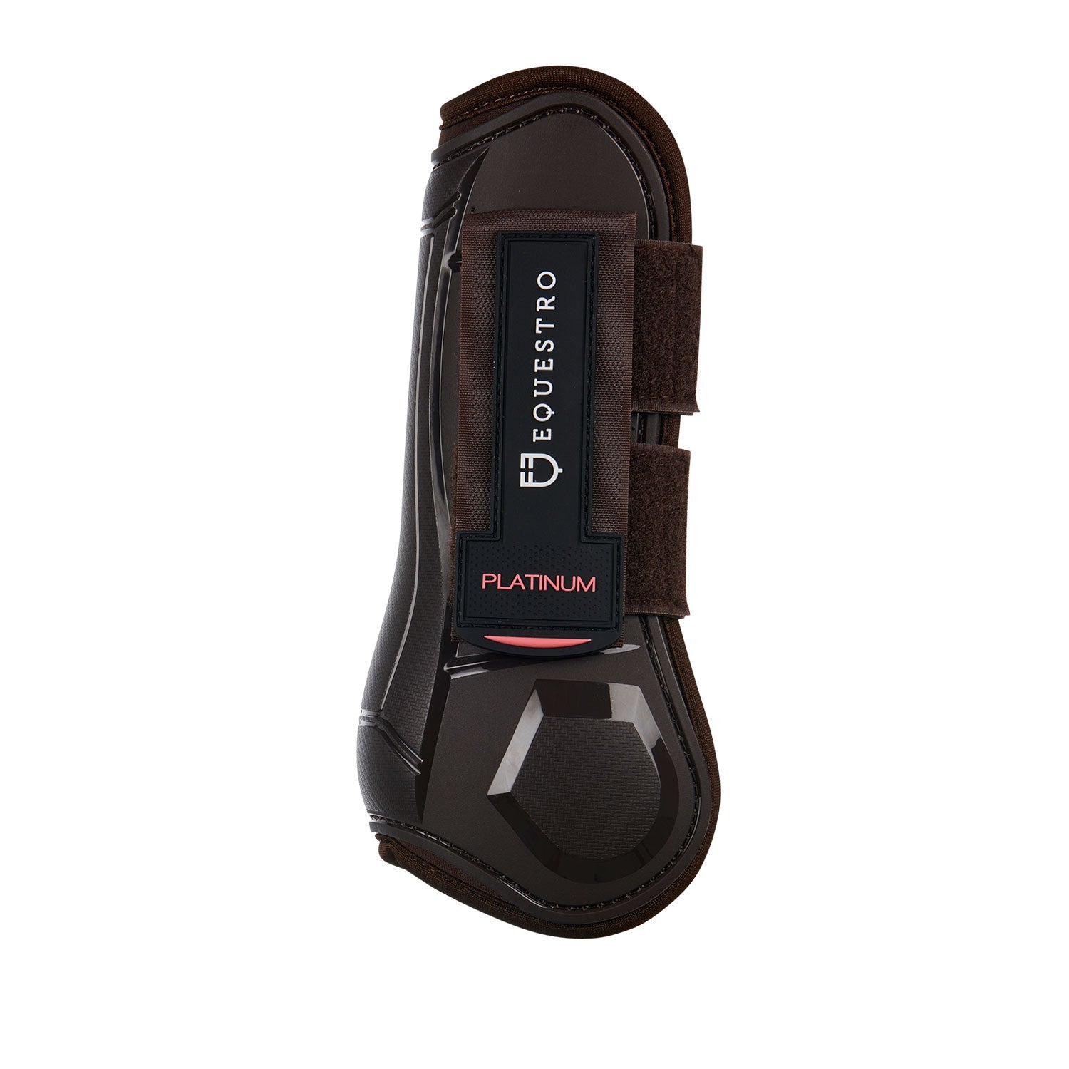 Juego de protectores para tendones y menudillos young horse Tpu y neopreno Equestro - Marrón
