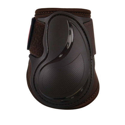 Juego de protectores para tendones y menudillos young horse Tpu y neopreno Equestro - Marrón