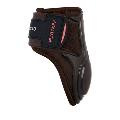Juego de protectores para tendones y menudillos young horse Tpu y neopreno Equestro - Marrón