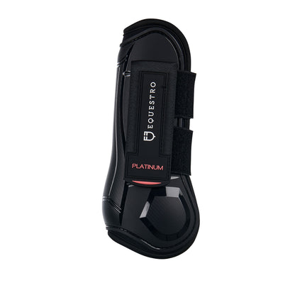Juego de protectores de tendones y menudillos cerrados en TPU y neopreno Equestro - Negro