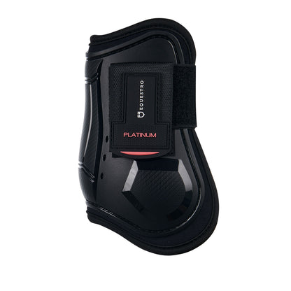 Juego de protectores de tendones y menudillos cerrados en TPU y neopreno Equestro - Negro