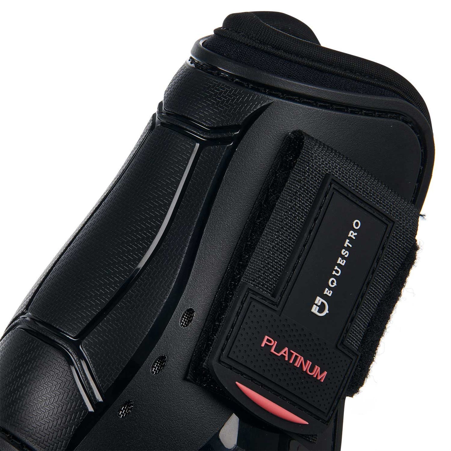 Juego de protectores de tendones y menudillos cerrados en TPU y neopreno Equestro - Negro