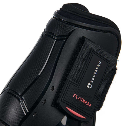 Juego de protectores de tendones y menudillos cerrados en TPU y neopreno Equestro - Negro