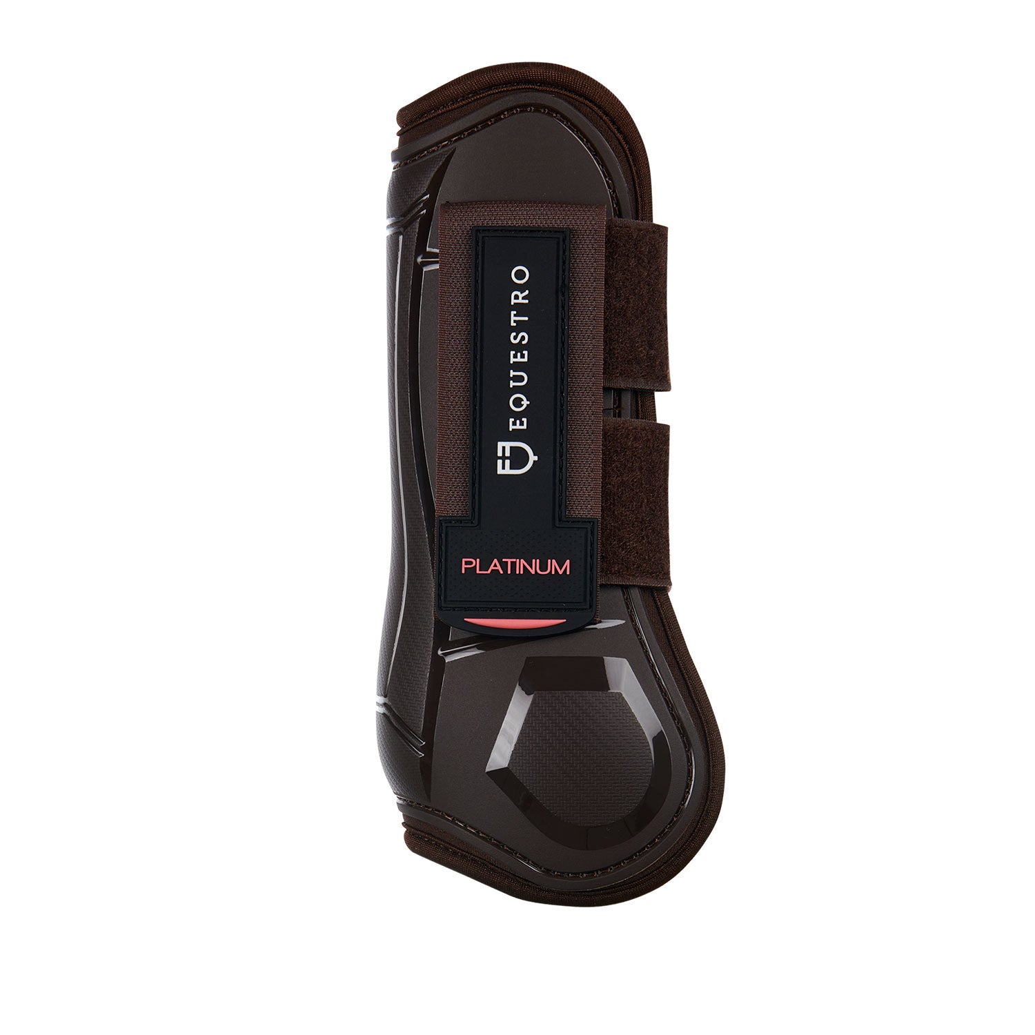 Juego de protectores de tendones y menudillos cerrados en TPU y neopreno Equestro - Marrón