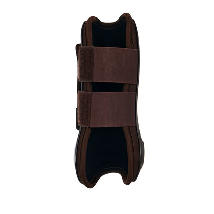 Juego de protectores de tendones y menudillos cerrados en TPU y neopreno Equestro - Marrón
