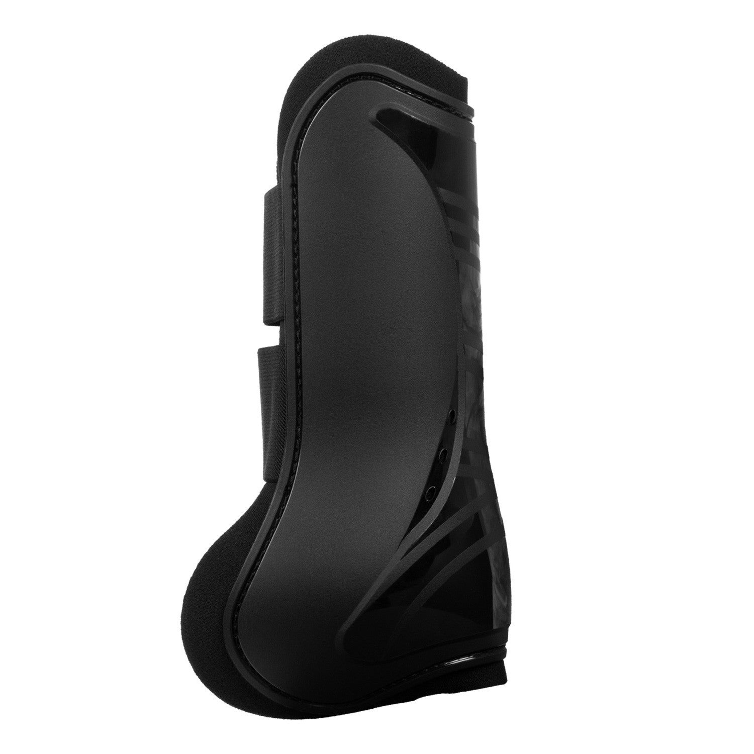 Protectores de neopreno con refuerzo de plástico Umbria Equitazione - Negro